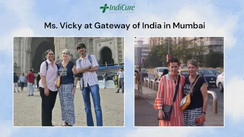 Ms. Vicky at Gateway of India in Mumbai